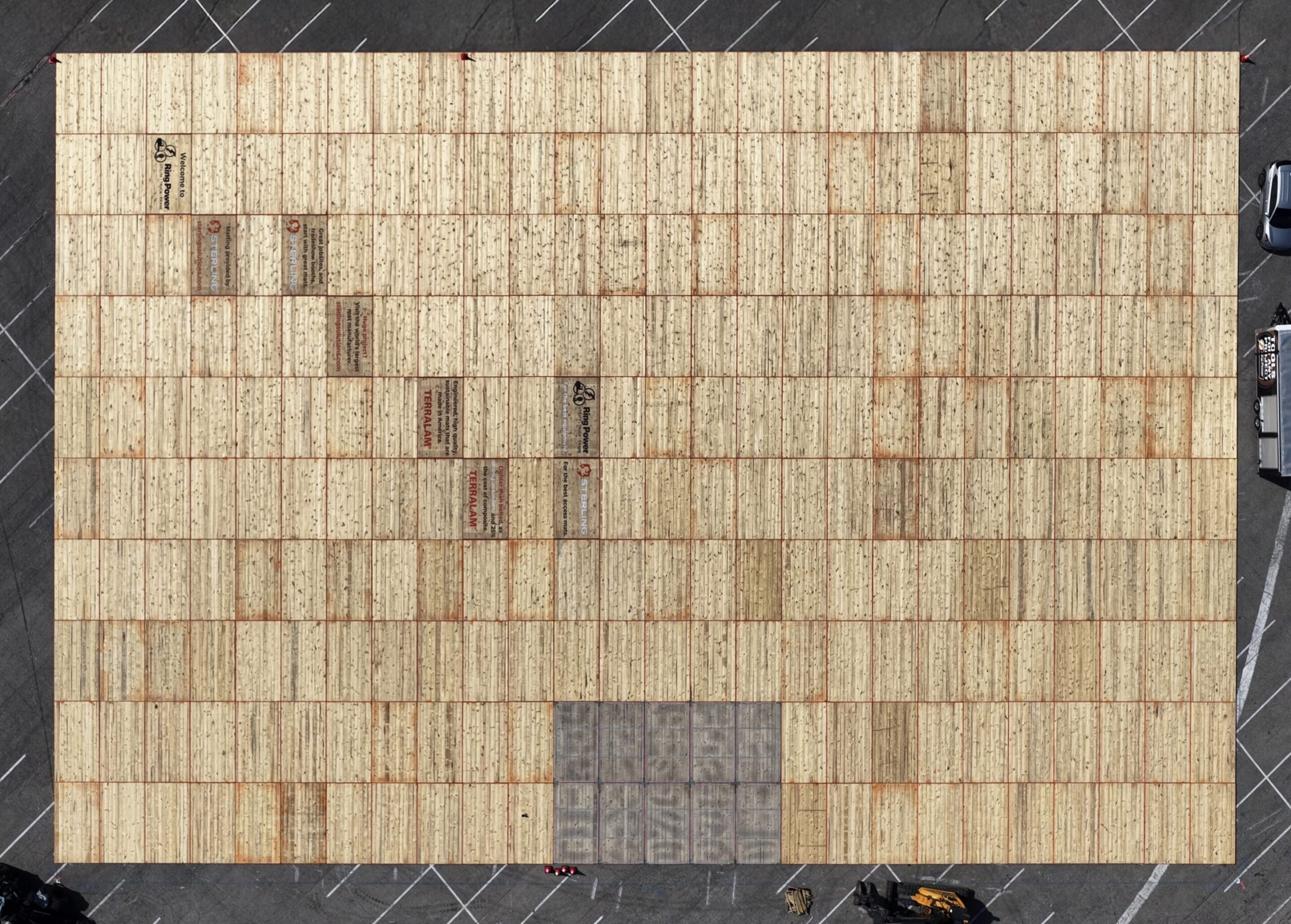 Sterling Demonstrates TerraLam Access Mats at Utility Expo