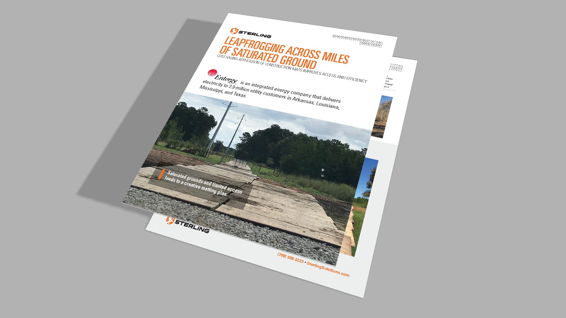 Leapfrogging Across Miles of Saturated Ground