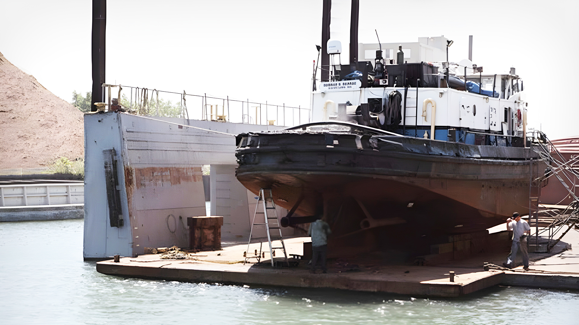 Marine/Barge Floating Mats